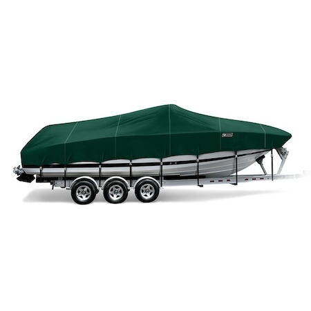 Eevelle Boat Cover CUDDY CABIN Inboard Fits 13ft 6in L up to 96in W Khaki SFVCDY1396-KHA